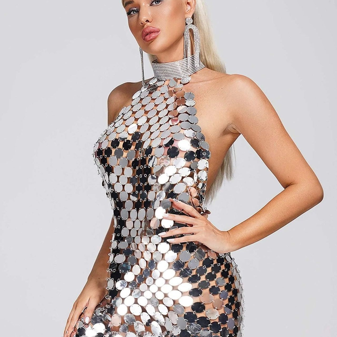 Women's Handmade Sequin Dress