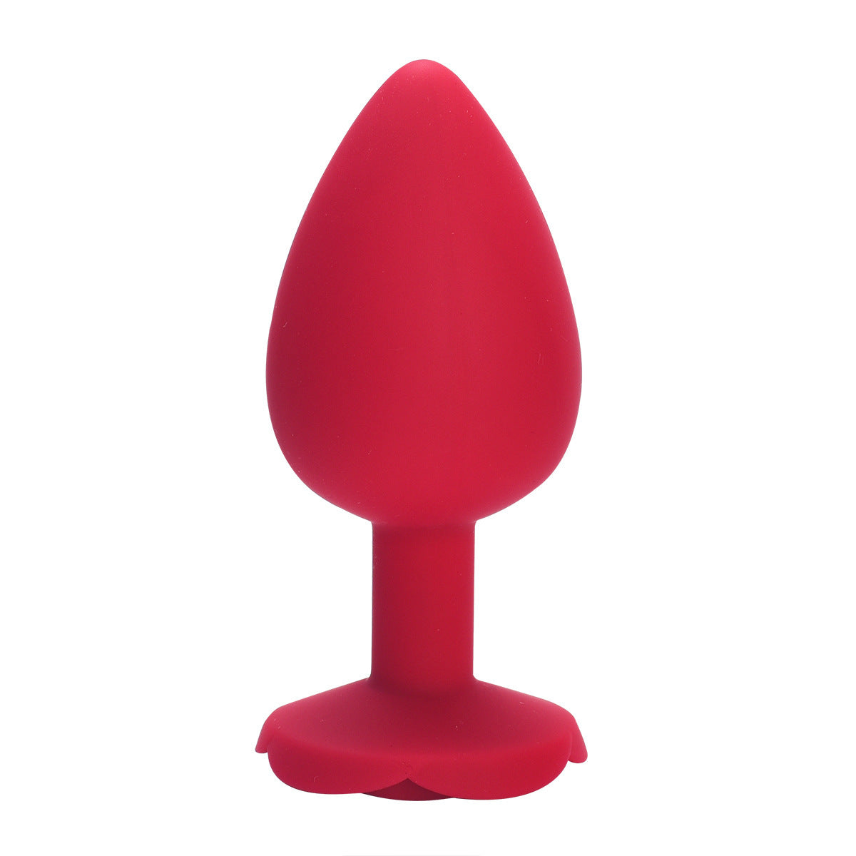 Red Rose Silicone butt plug