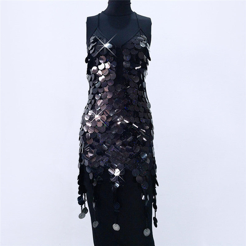Tassel Sequin Dress