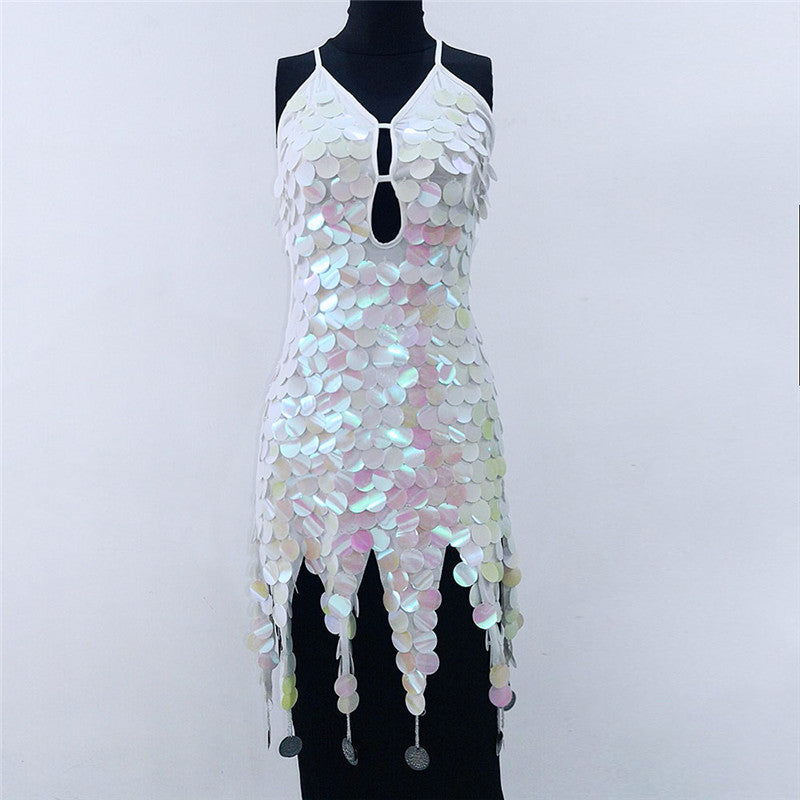 Tassel Sequin Dress