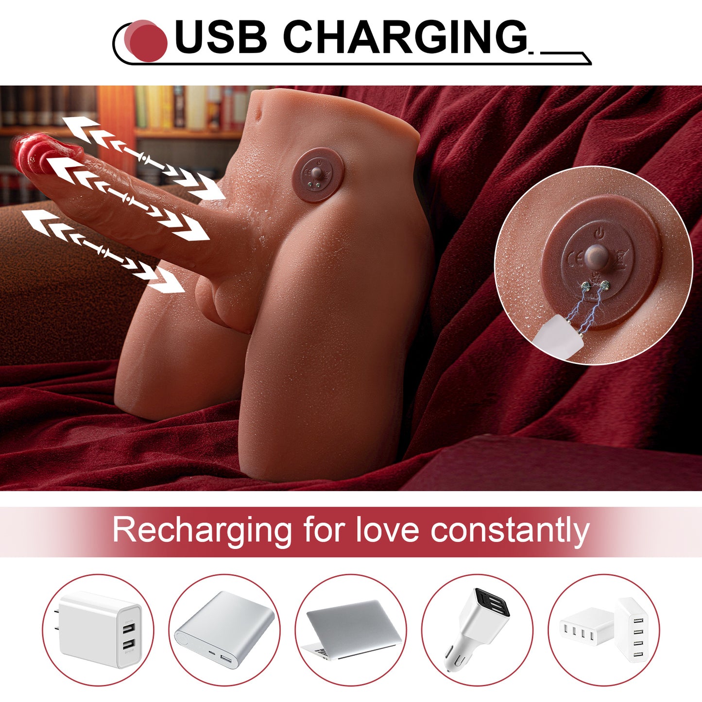 Half body Doll Toy For Women