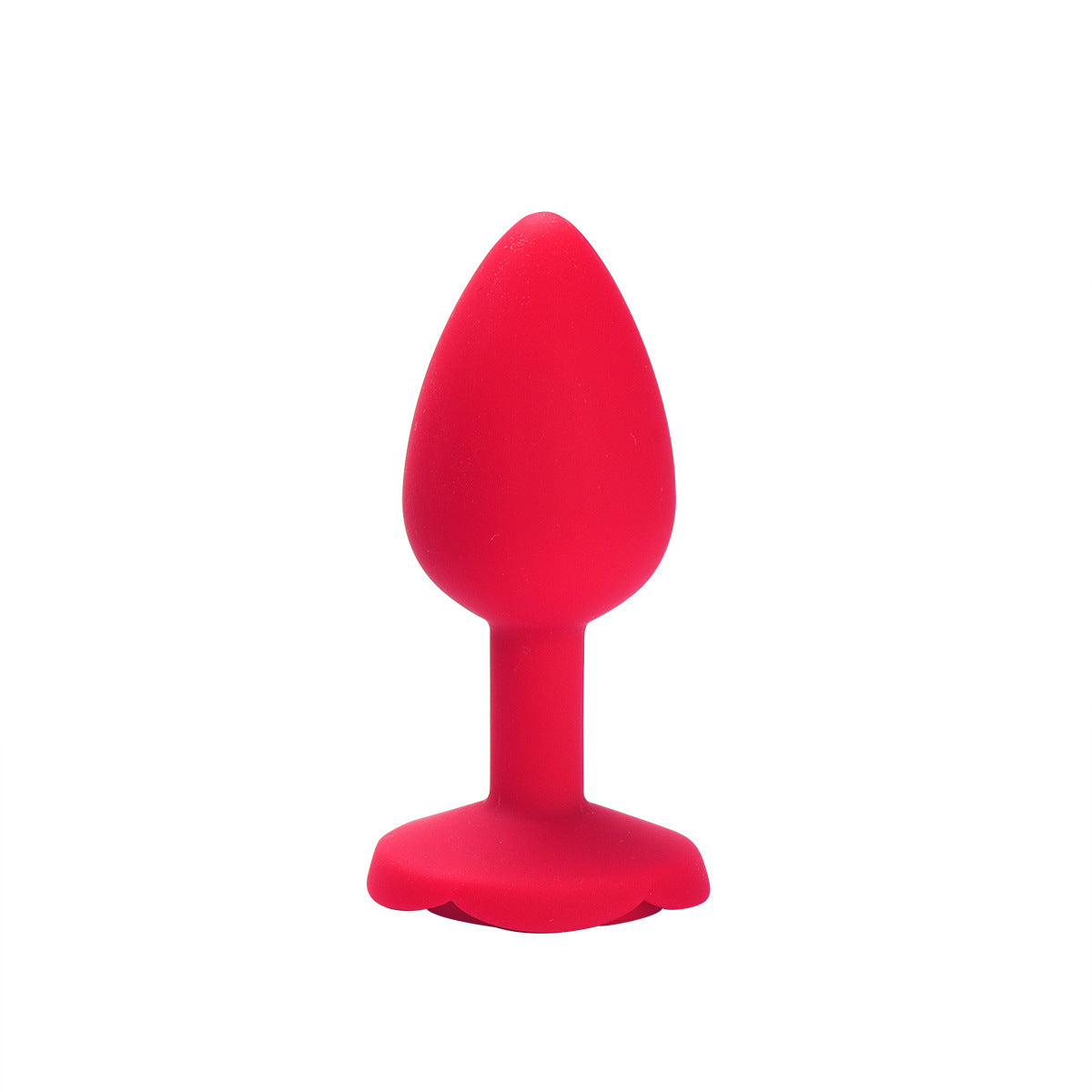 Red Rose Silicone butt plug