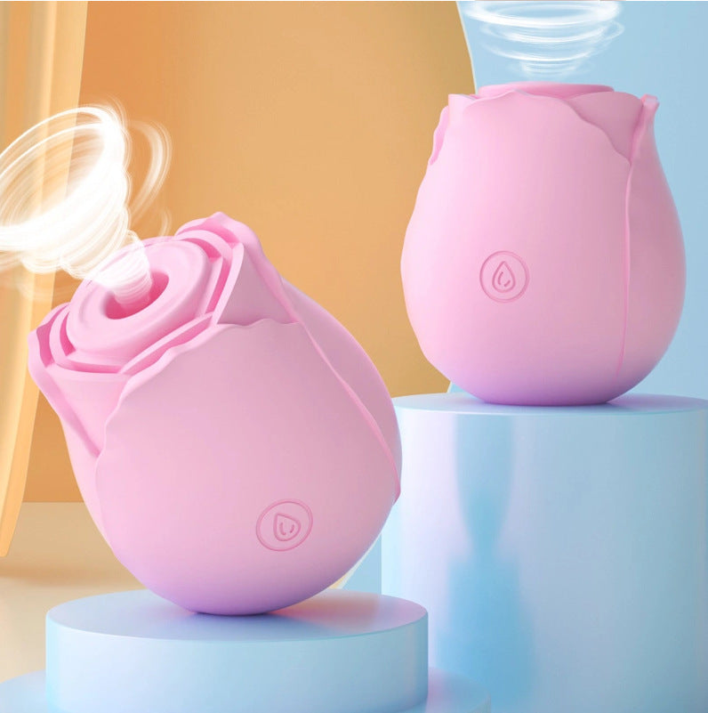 Rose Sucking Tongue Licking Vibrating Egg Female toy