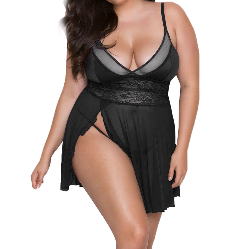 Sexy Plus Size Women nightdress
