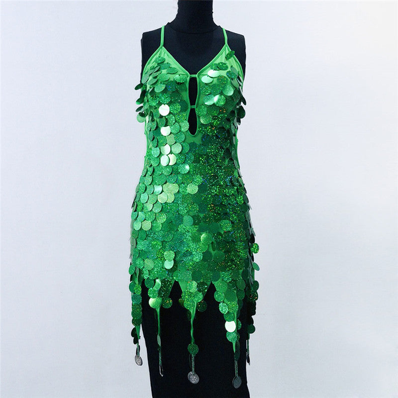 Tassel Sequin Dress
