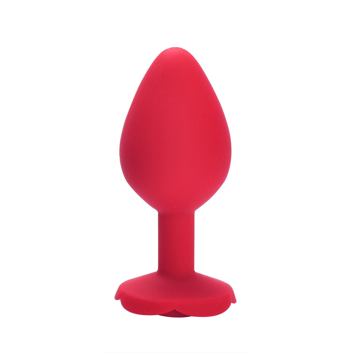 Red Rose Silicone butt plug