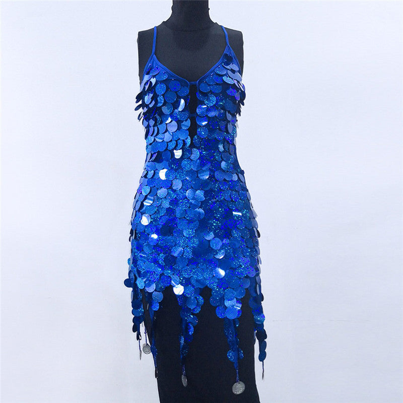 Tassel Sequin Dress