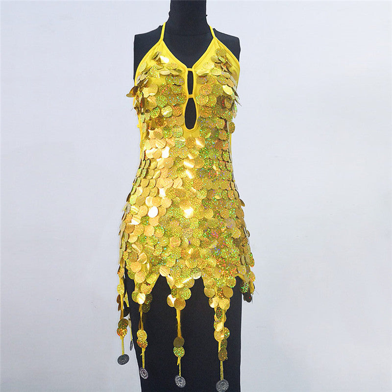 Tassel Sequin Dress