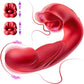 Thrusting G Spot Vibrator Tongue Toy For Women With 7 Licking Vibrating and Flapping modes