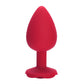Red Rose Silicone butt plug
