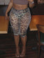 Fashion Mesh See Through Capri leggings