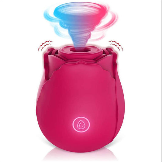 Rose Sucking Tongue Licking Vibrating Egg Female toy