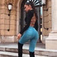 Open-back turtleneck bodysuit