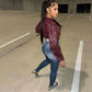 PU Leather Crop Top Jacket