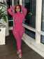 Mesh Patchwork Jumpsuit