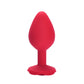 Red Rose Silicone butt plug