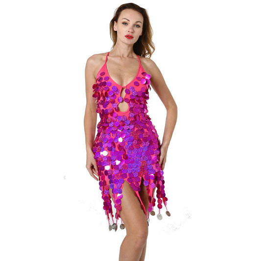 Tassel Sequin Dress