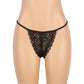 Large Black Babydoll Garter Set