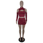 Ladie Eyelet Skort Set