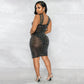 Women's Sexy Mesh  Nightclub Party Dress