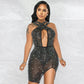 Women's Sexy Mesh  Nightclub Party Dress