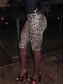 Fashion Mesh See Through Capri leggings