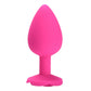 Red Rose Silicone butt plug