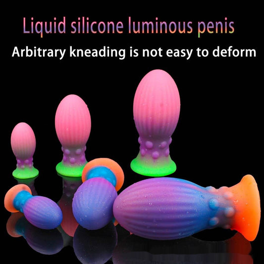 Glow in the Dark Silicone Butt Plug
