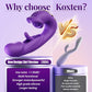 Thrusting G Spot Vibrator Tongue Toy For Women With 7 Licking Vibrating and Flapping modes