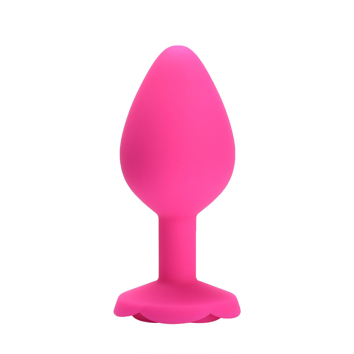 Red Rose Silicone butt plug
