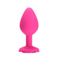 Red Rose Silicone butt plug