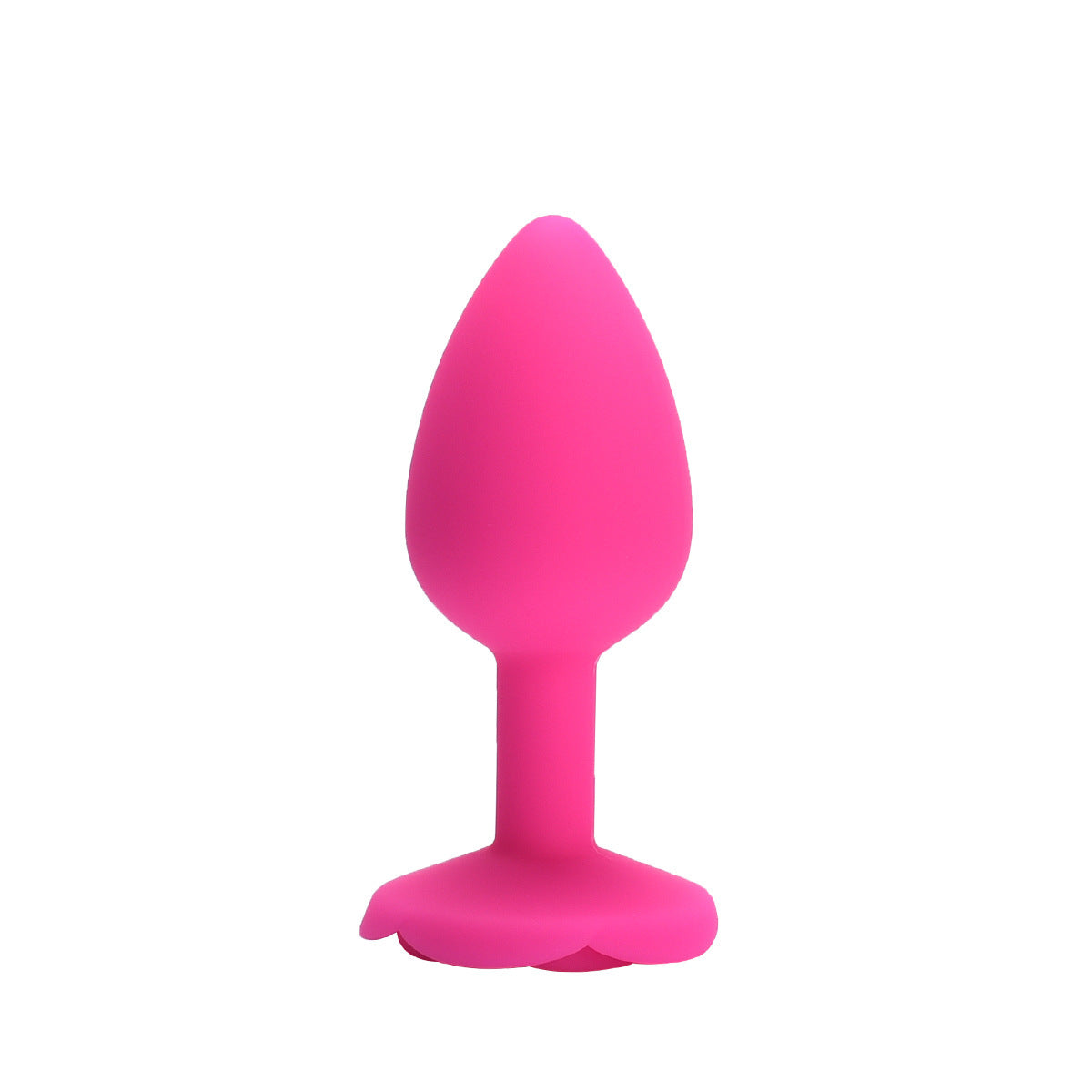 Red Rose Silicone butt plug